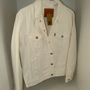 Levi's Cream Denim Jacket NWT Men’s Medium